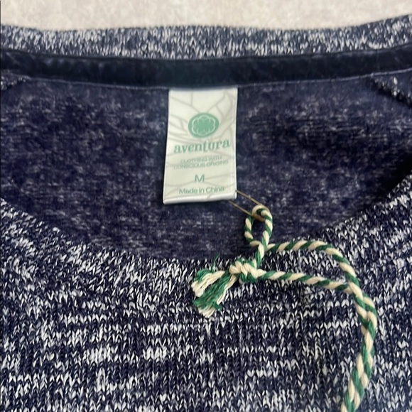 Aventura Women's Navy Crew Neck Sweater - Picture 3 of 8